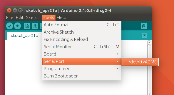 Jevois Tutorials Using The Arduino Ide Integrated Development Environment To Talk To Jevois